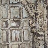 Old wooden door