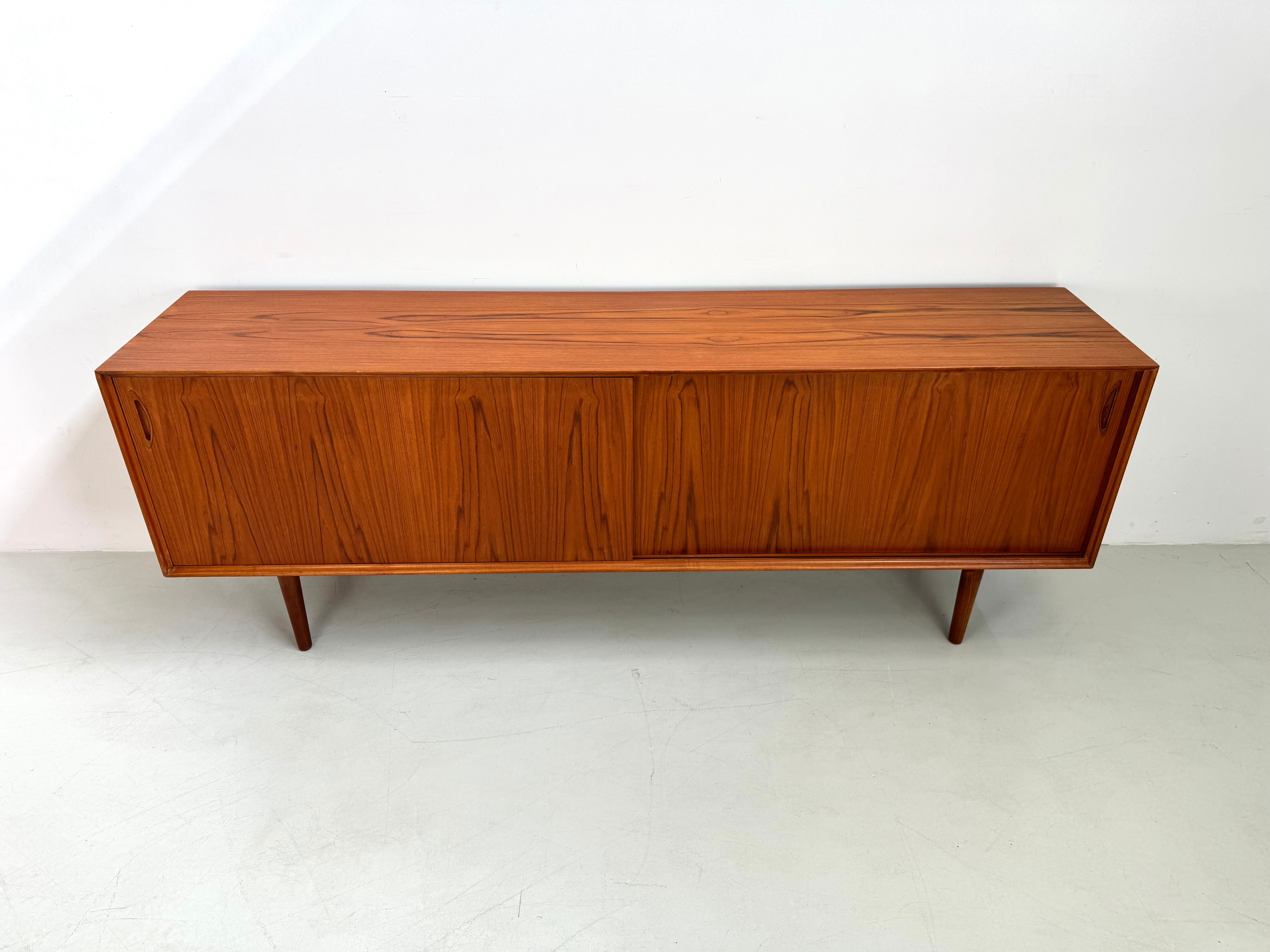 Rare and beautiful Danish sideboard by E. Pedersen & Son A-S Copenhagen.