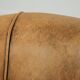 Vintage sheepskin club armchair in a light cognac colour