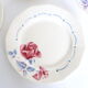 Set of 4 flat plates Sarreguemines Digoin Boulogne motif