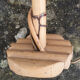 Table lamp, bamboo and rattan, vintage, 60
