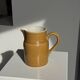 Carafe en céramique jaune Grès Kilt 1 litre H17