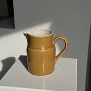 Carafe en céramique jaune Grès Kilt 1 litre H17