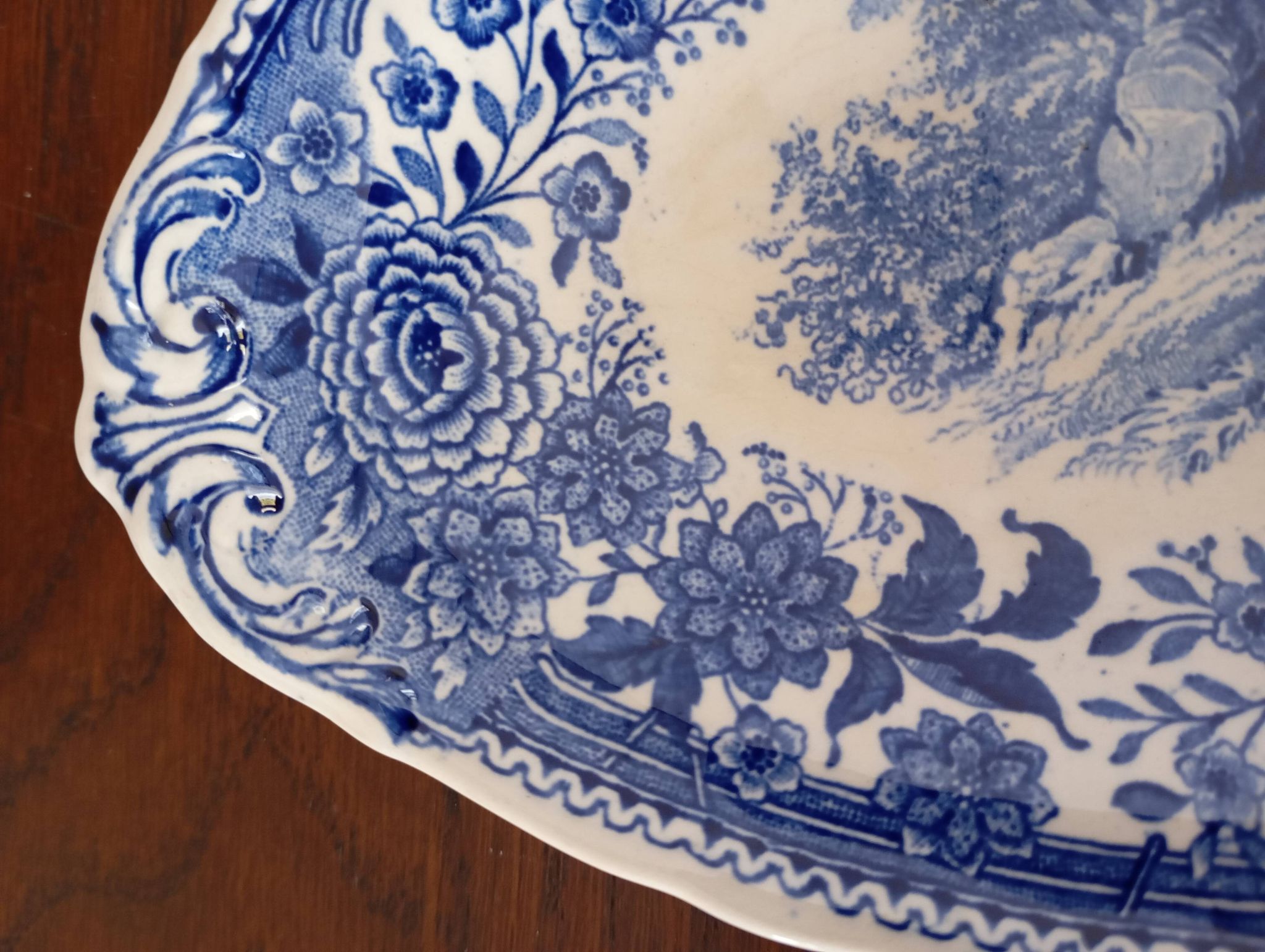 "Burgenland" blue bowls Villeroy & Boch Mettlach