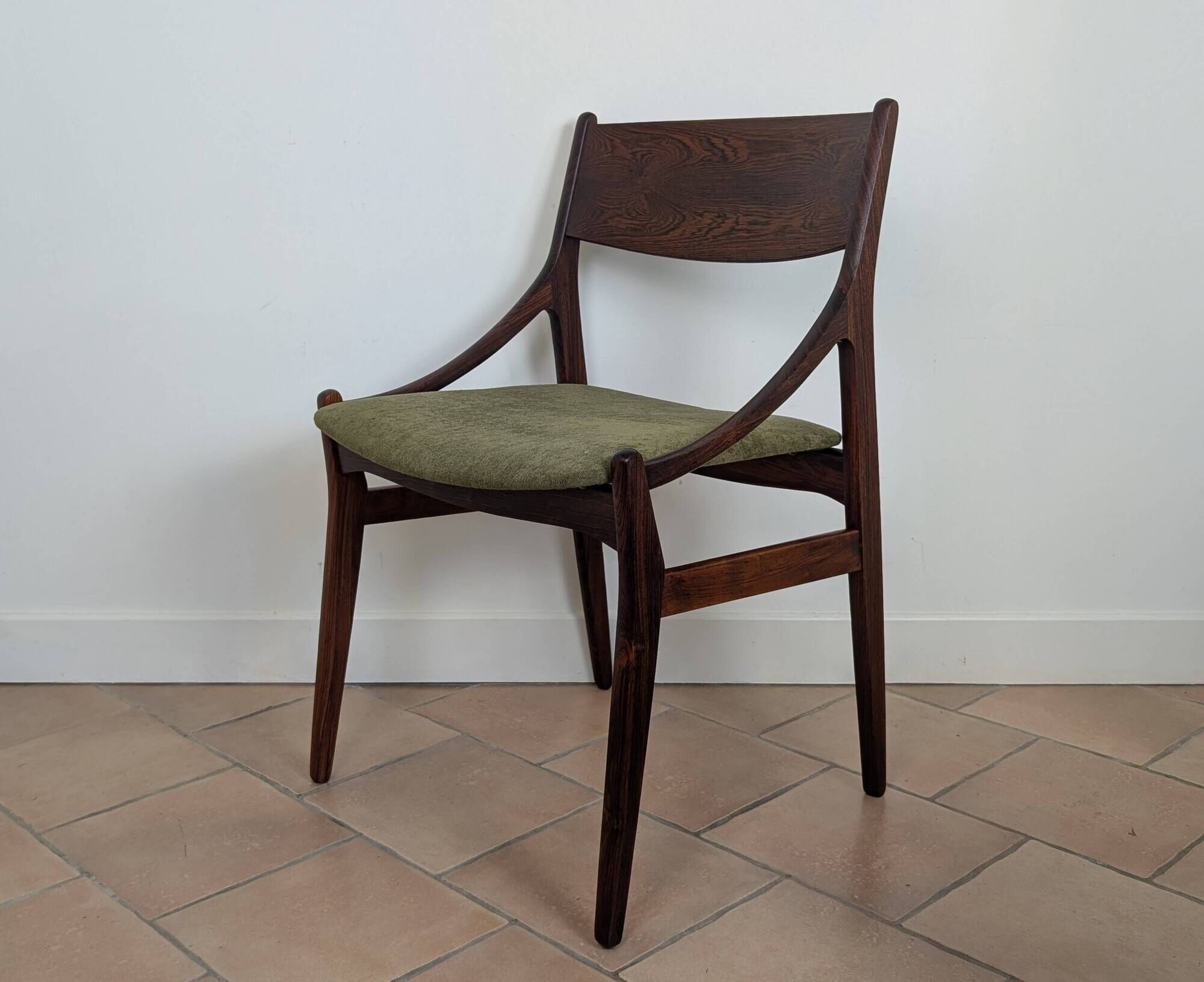 Paire de chaises danoise en palissandre