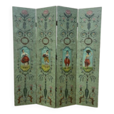 Painted wooden screen