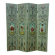 Painted wooden screen
