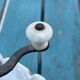 Old porcelain pepper mill