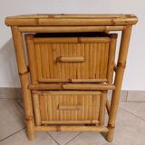 Bamboo bedside tables