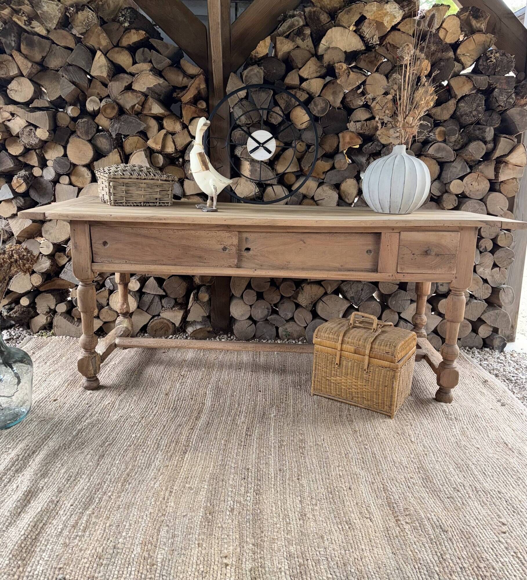 Work table or renovated antique draper's table