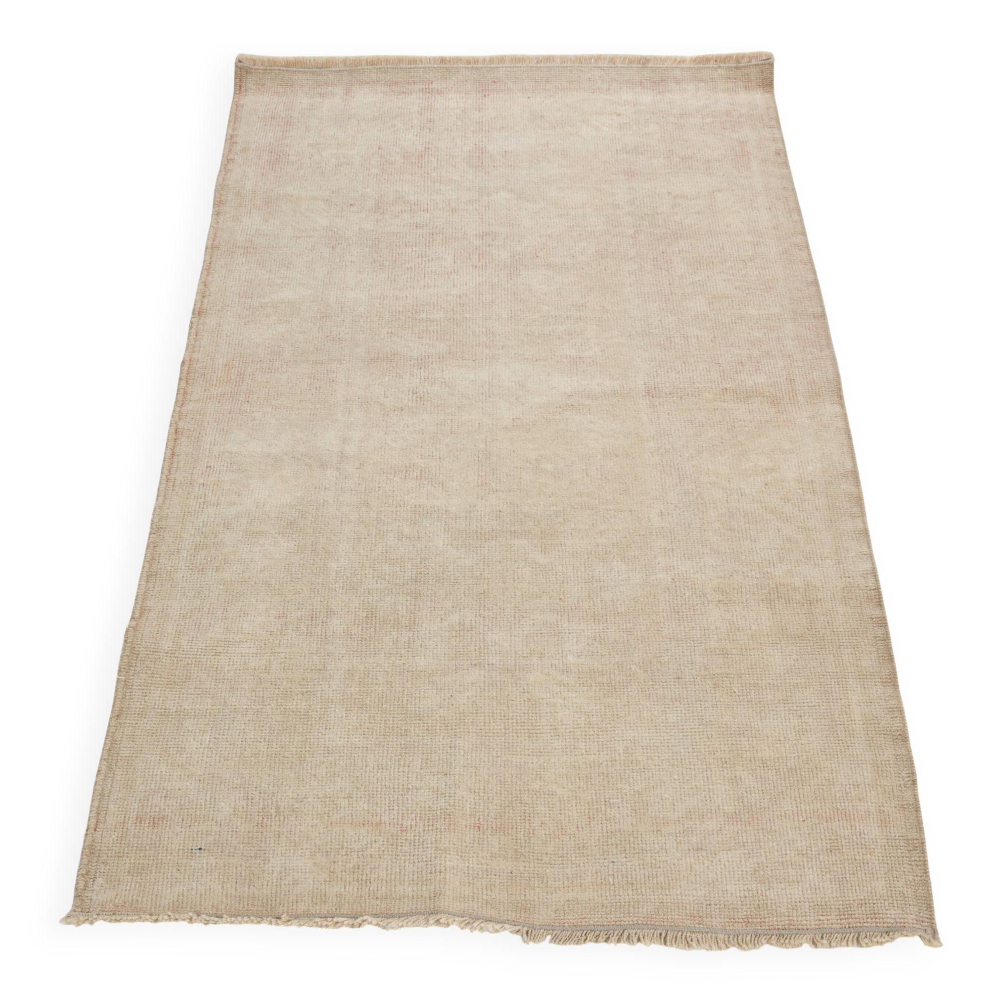 Oushak Vintage Anatolian Wool Carpet