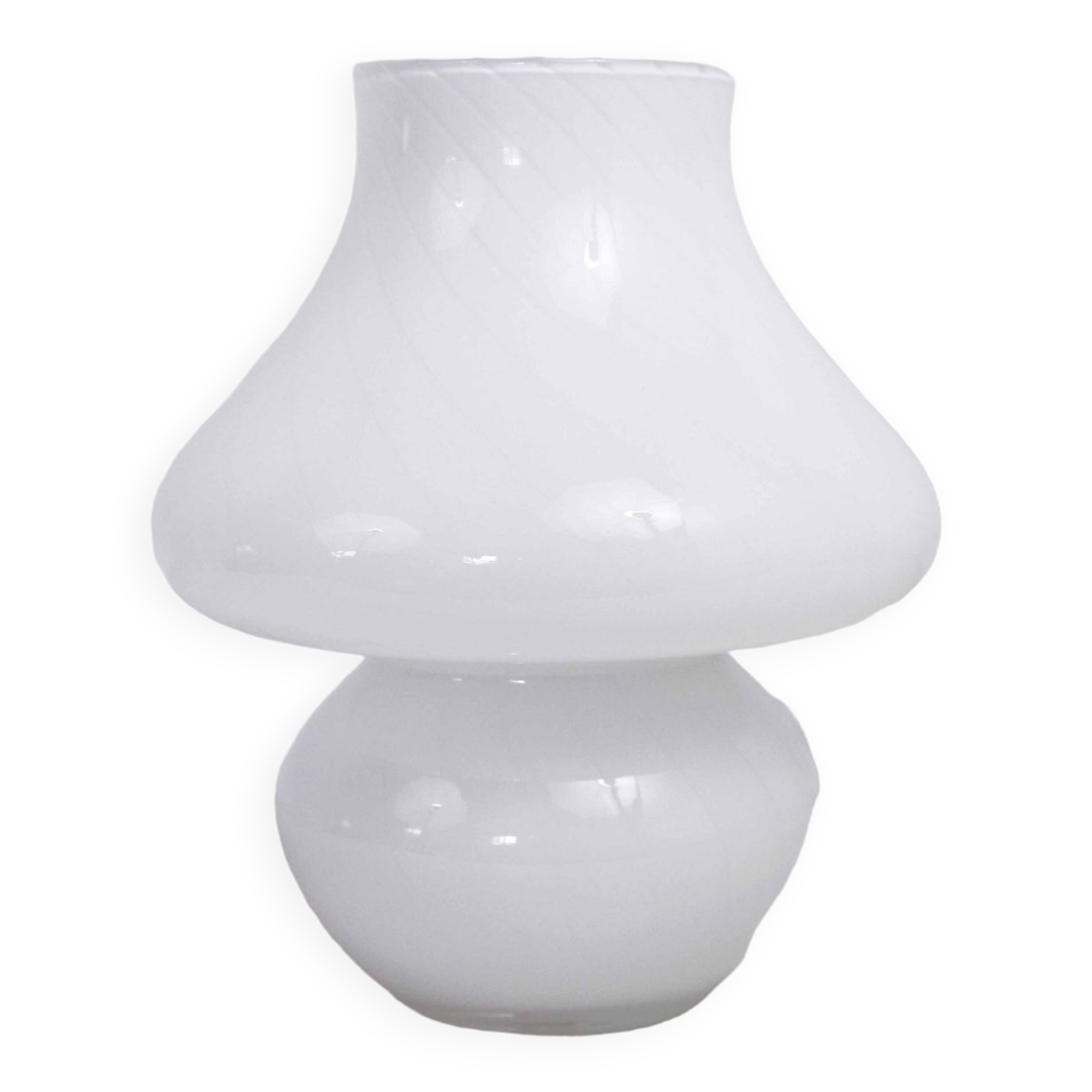 Murano glass mushroom lamp