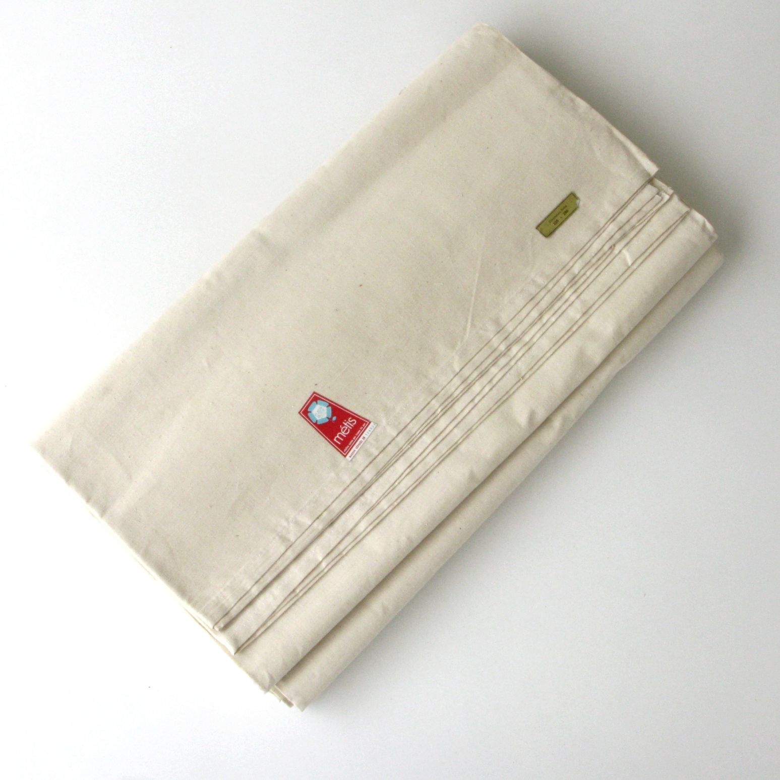 Old sheets in mestizo and linen X2 - FLEUR BLEUE FRANCE Neufs 220x310cm
