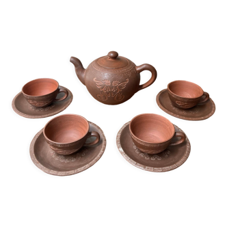 Terracotta tea service from china