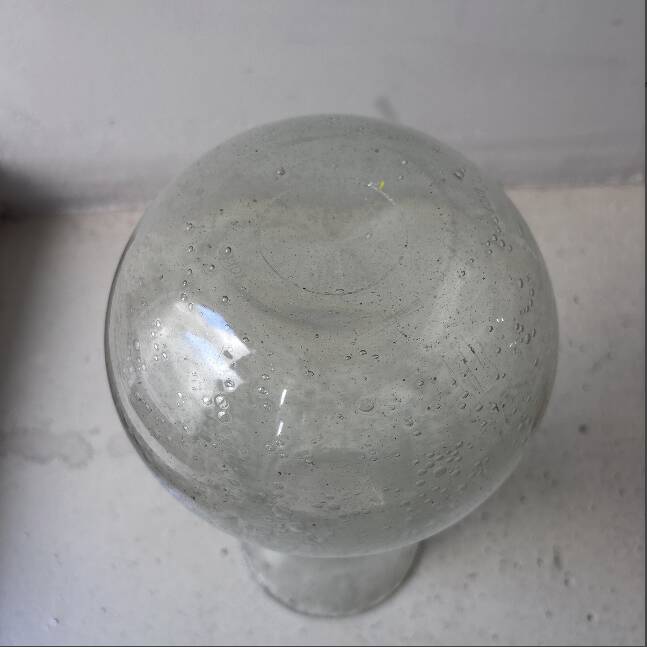 Bubble glass vase from Biot