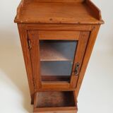 Wall display case early 20th Solid Burmese teak Height 55 cm