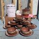 8 cups and saucers Digoin