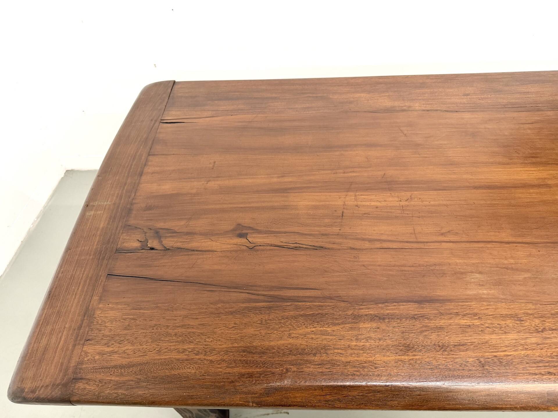 Farm table circa 1900 in solid oak and pine.