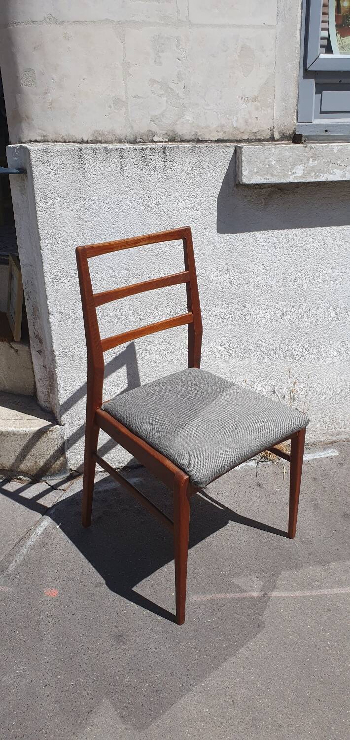 Paire de chaises en Teck africain