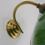 Enamelled wall lamp