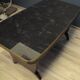 Table extensible avec plateau en marbre, Danemark 1930