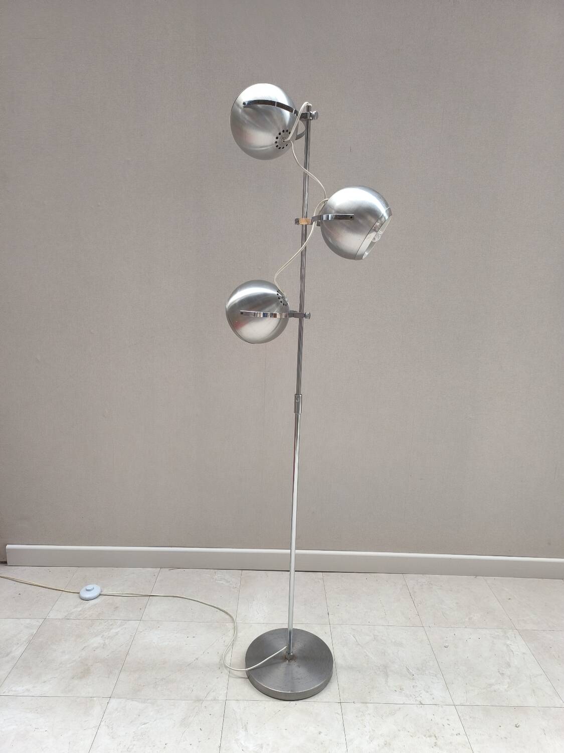 Eyeball floor lamp by Aluminor, 1970s