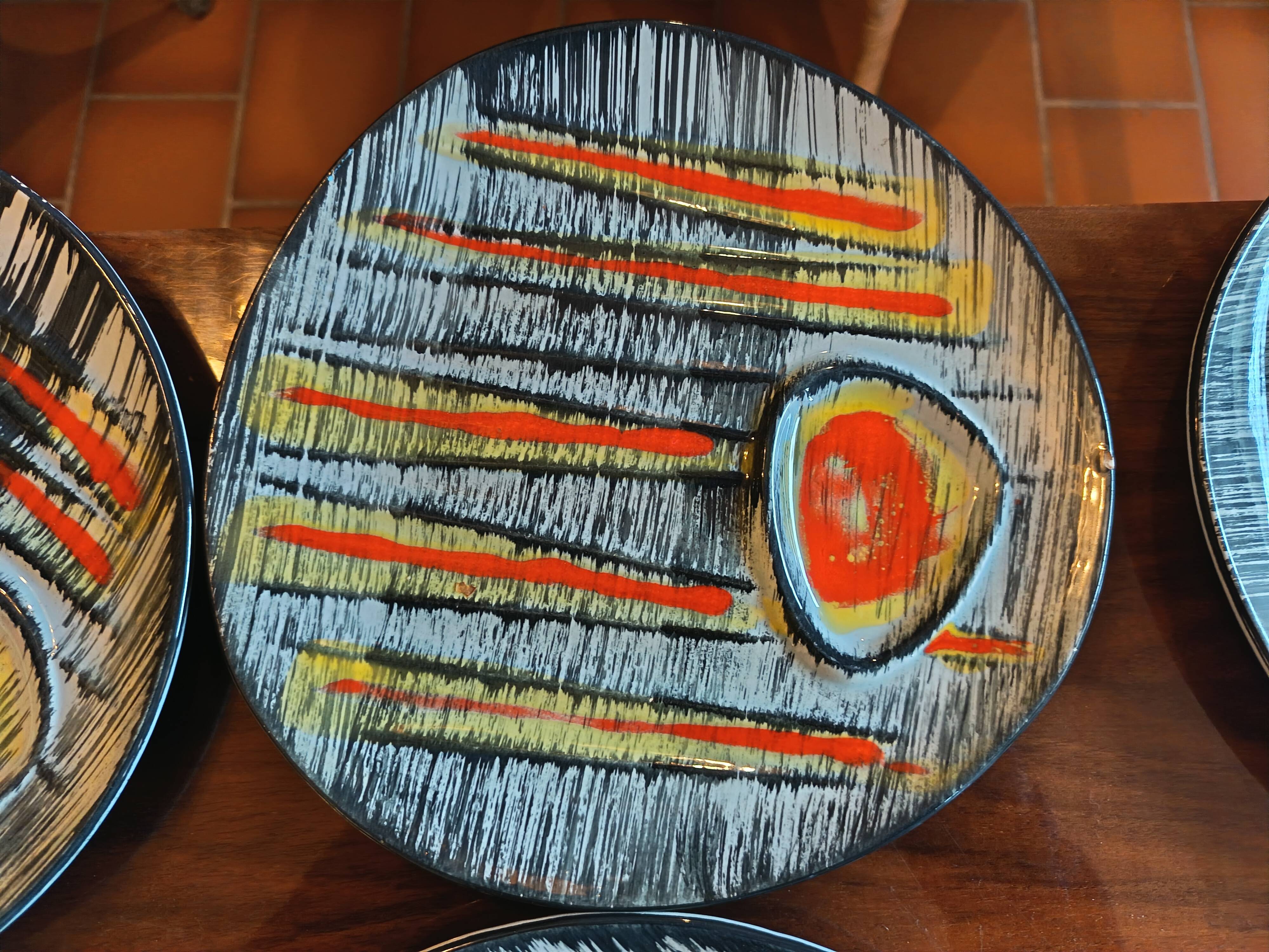 Pornic plates - 1950s-60s