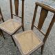 Chaises en cannage année 30-40