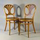 Two Thonet bistro chairs No. 322 from around 1910 - in perfect condition.