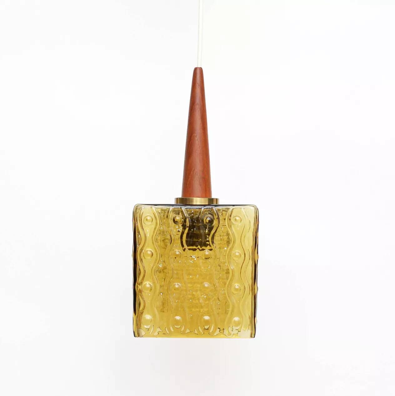 Teak lamp, design by Carl Fagerlund, Sweden, 1970s