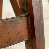 Vintage architect's desk table adjustable height and folding tilt with counterweight 1930