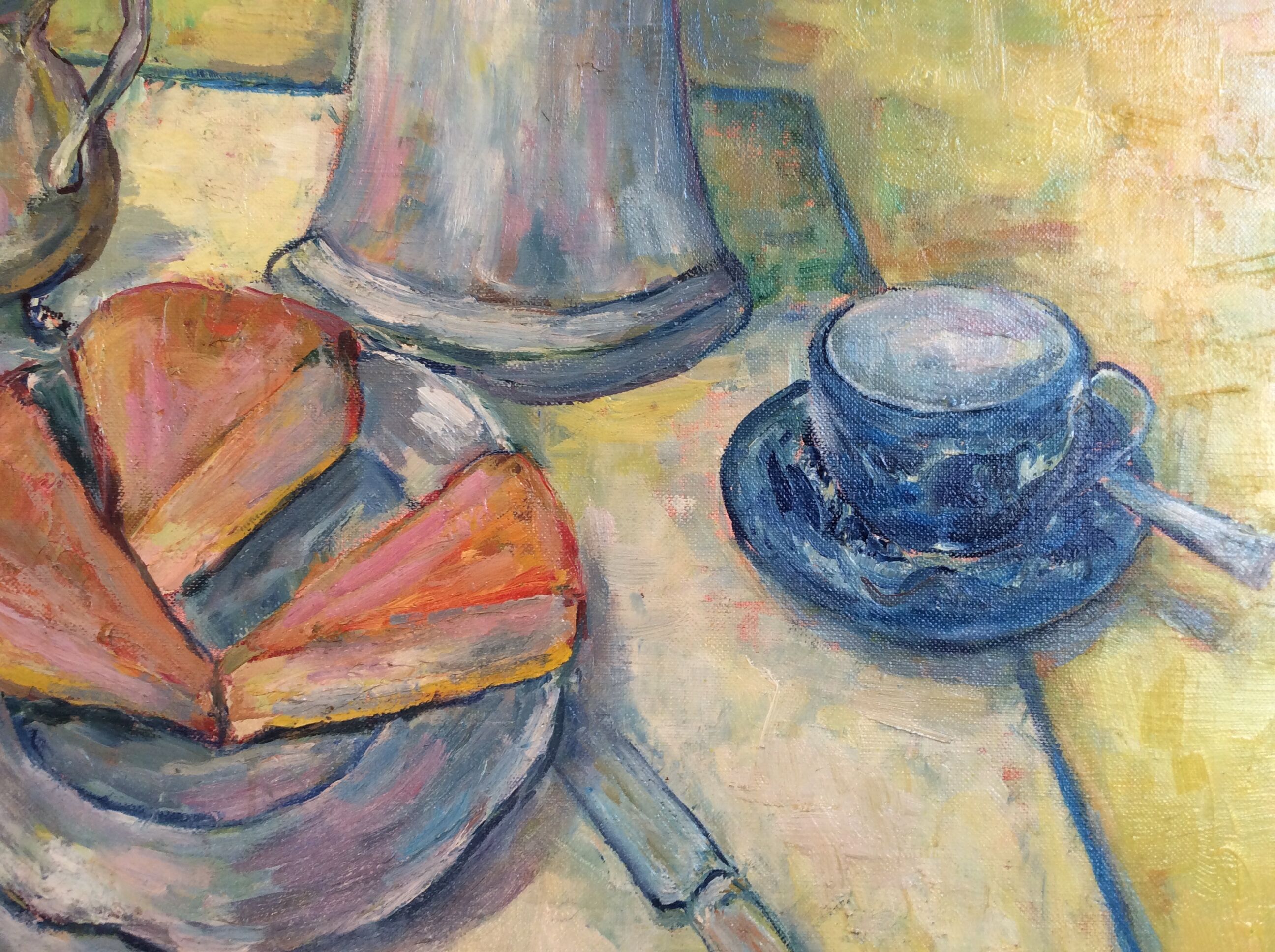 Table oil on canvas 20th century