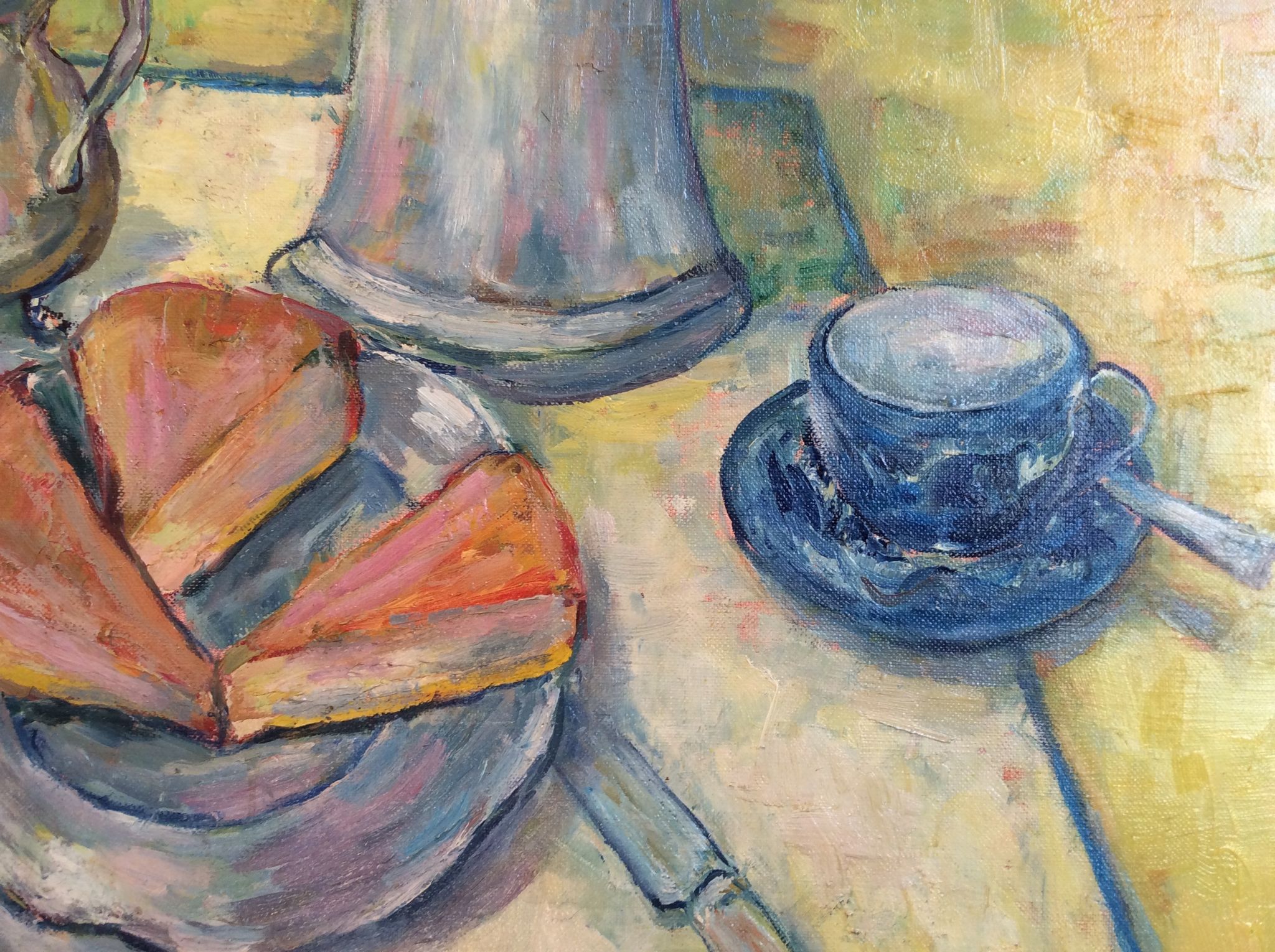 Table oil on canvas 20th century