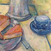 Table oil on canvas 20th century