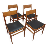 4 chairs, Made in Italy, 60'S