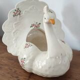 Peacock vase or planter