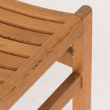 4 pine dining chairs