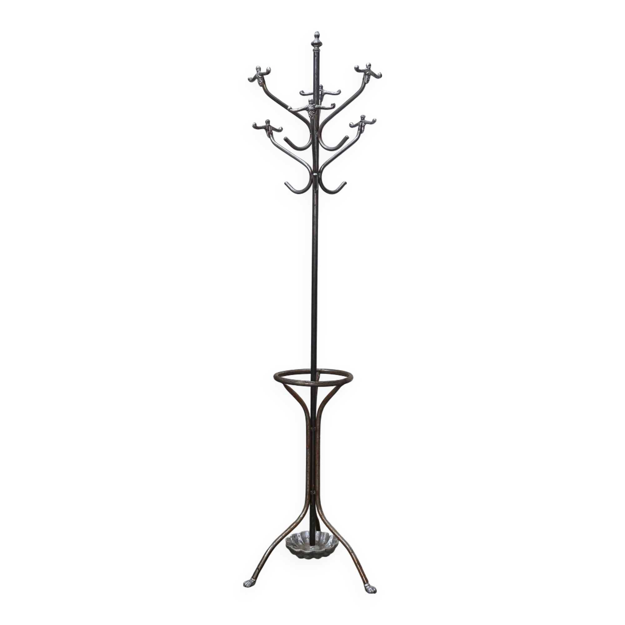 Vintage industrial coat rack