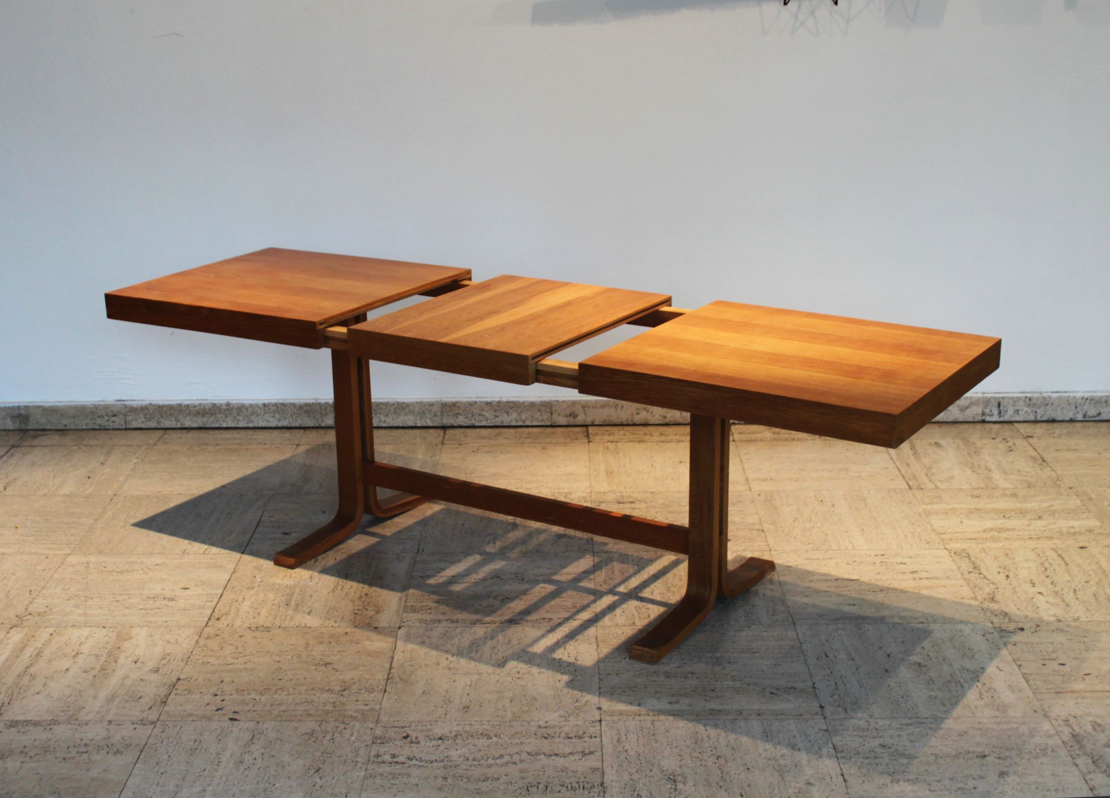 Extended coffee table by Drevopodnik Holesov, Czech Republic, 1970.
