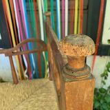 Chaise longue paille