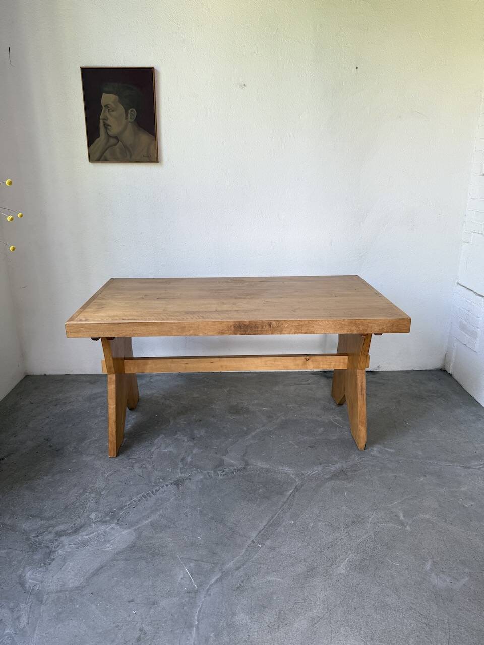1950s beech mountain furniture table