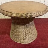 Wicker coffee table