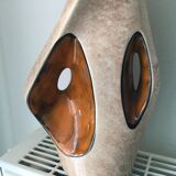 Vallauris vase signed Tess
