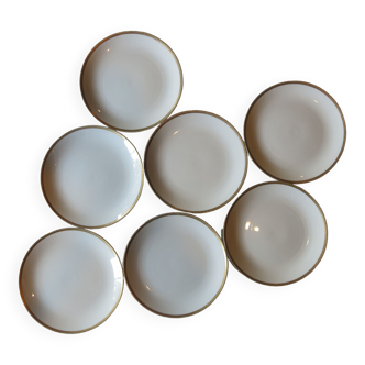 7 porcelain dessert plates from Bavaria in good condition