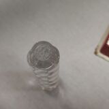 Set of 12 twisted knife holders in baccarat crystal in its 1950s/1960s box