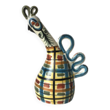 Zoomorphic ceramic bottle, Kéraluc, Georges Allier, 1950s