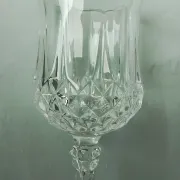 Crystal footed glasses