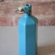 Bouteille de limonade en grès vernissé bleu , grès d'Alsace, poterie, collection