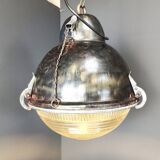 Industrial 'Ball' Lamps with Glass, 1930s