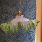 Lustre tulipe vert